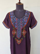 Load image into Gallery viewer, Embroidered Lizzy Bizzy Cotton Gown - Size S, M, L, XL, XXL