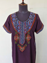 Load image into Gallery viewer, Embroidered Lizzy Bizzy Cotton Gown - Size S, M, L, XL, XXL