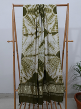 Load image into Gallery viewer, Ajrakh Modal Silk Tissue Pallu Dupatta