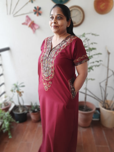 The Unique Allure of Lizzy Bizzy Cotton Embroidered Gowns