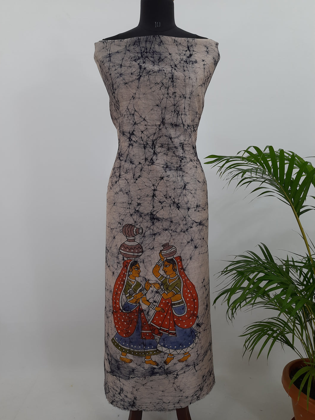 Hand Batik Printing Maheshwari Kurti Material