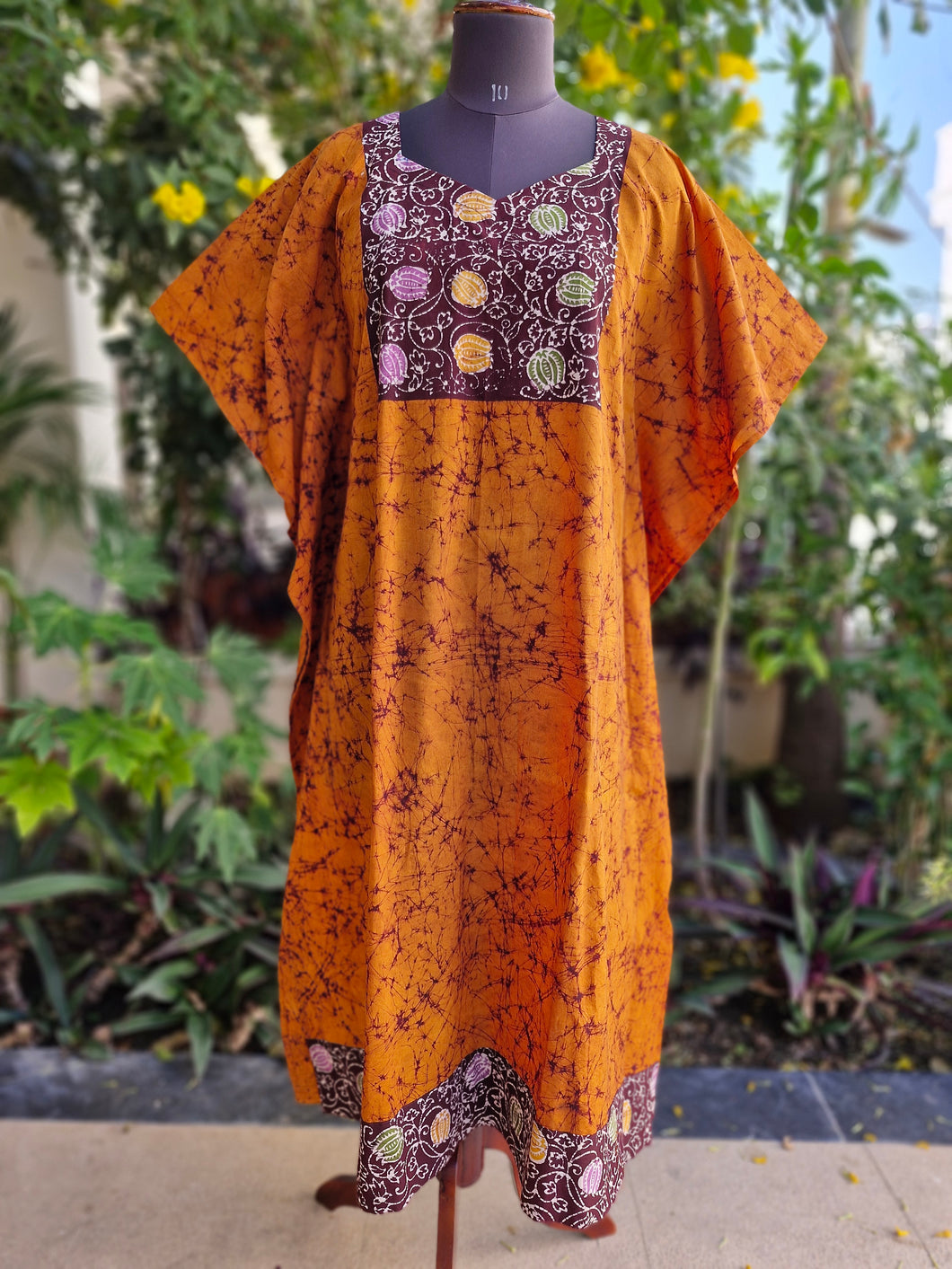 Batik Cotton Kaftan