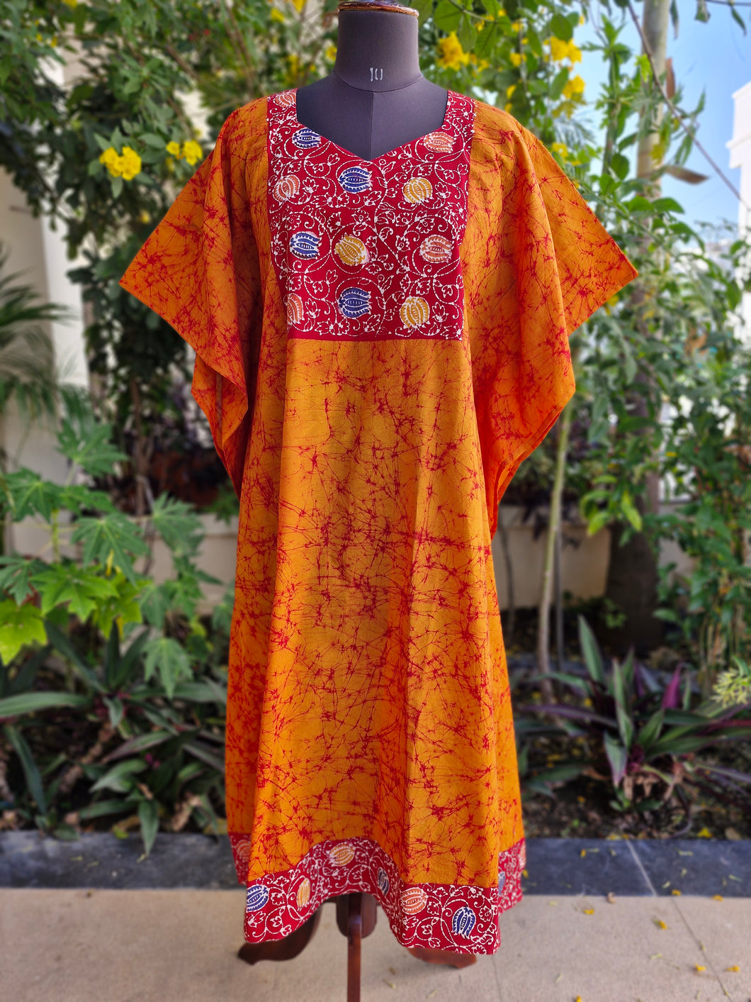 Batik Cotton Kaftan
