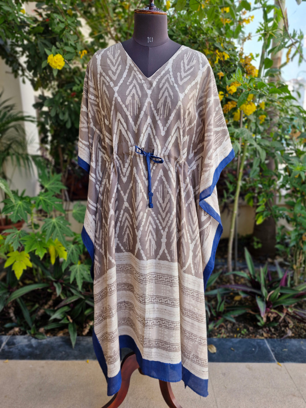 Dabu Modal Cotton Kaftan