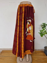 Load image into Gallery viewer, Designer Figure Ajrakh Cotton Long Skirt - 7m Flare
