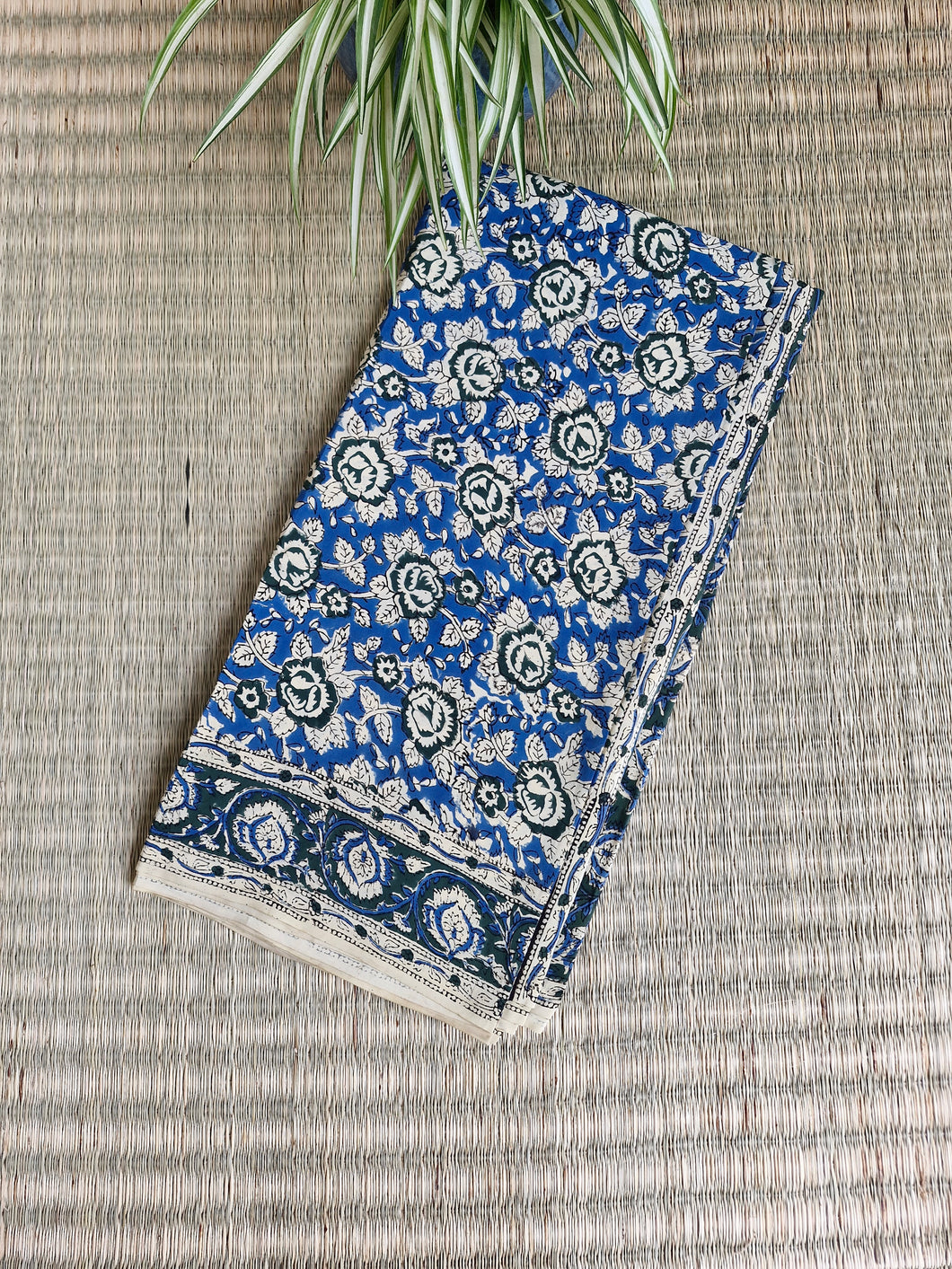 Crepe Vanspati Block Print Saree