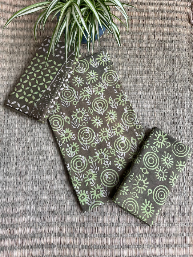 Dabu Print Cotton Suit Set