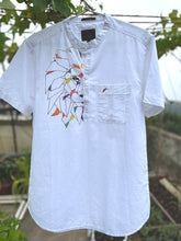 Load image into Gallery viewer, Handpainted Cotton Mens Kurta (Size S)
