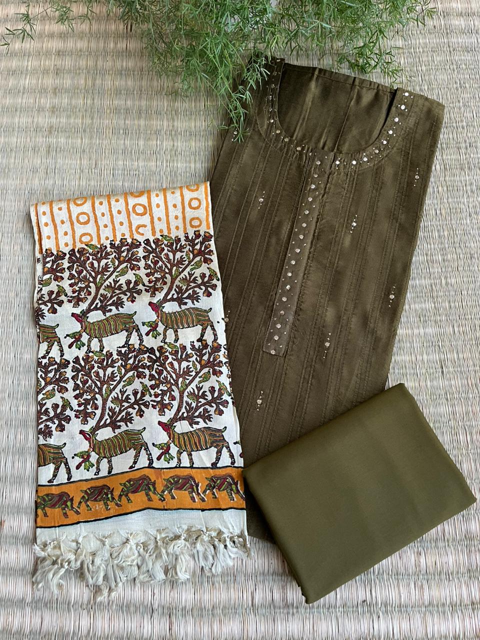 Silk Designer Dress Material