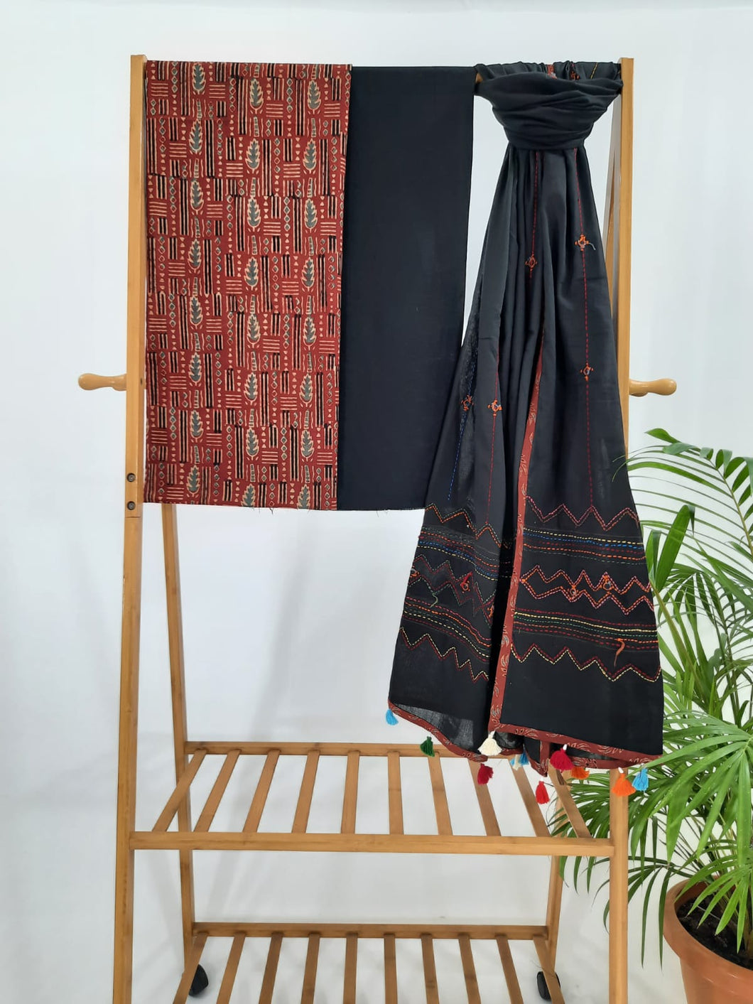 Ajrakh Cotton Suit Set