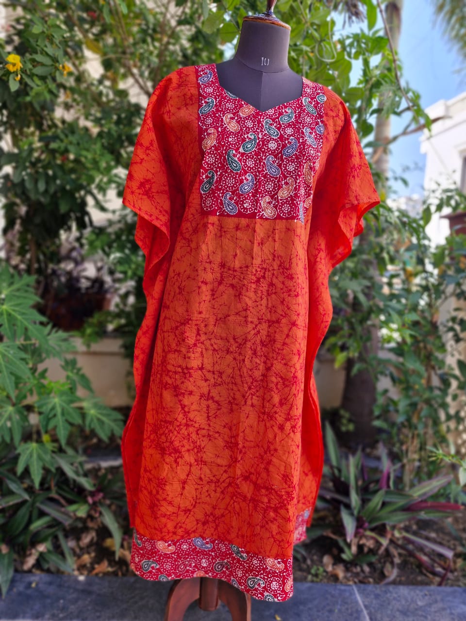 Batik Cotton Kaftan