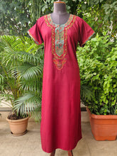 Load image into Gallery viewer, Embroidered Lizzy Bizzy Cotton Gown - Size 40&quot; &amp; 48&quot;
