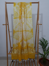 Load image into Gallery viewer, Ajrakh Modal Silk Tissue Pallu Dupatta

