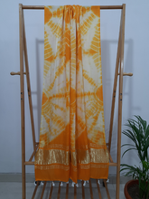 Load image into Gallery viewer, Ajrakh Modal Silk Tissue Pallu Dupatta

